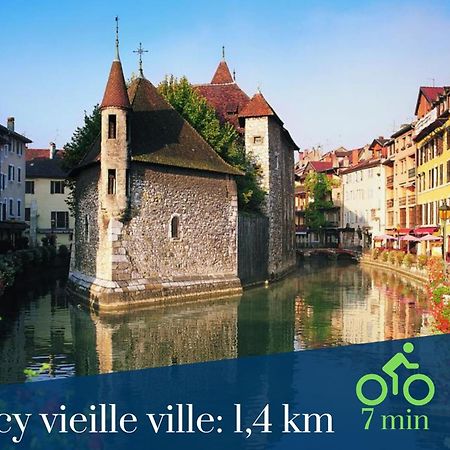 Homey Tidy - New / Proche Centre Annecy / Parking Gratuit / Logement Entierement Equipe Exteriör bild